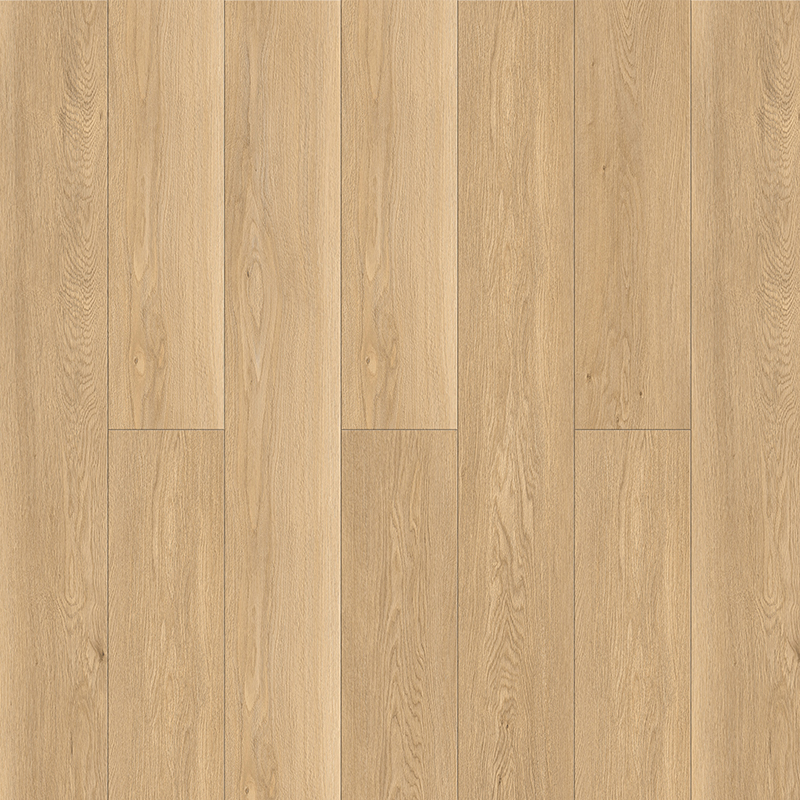 Grán Darach Nádúrtha Éadrom Cabhraithe sa Chlár Flooring Vinyl Plank Ultra-Quiet Click
